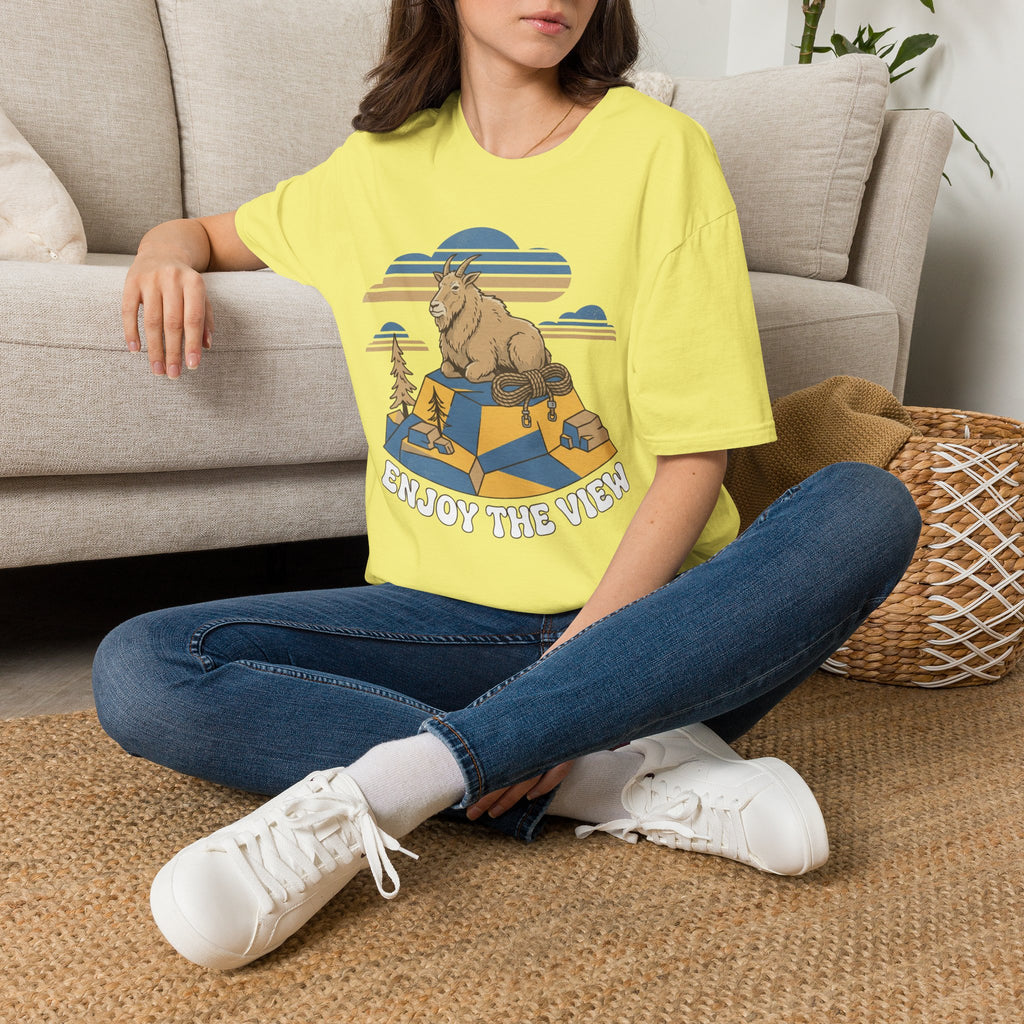 Enjoy the View Goat Climbing T-Shirt
