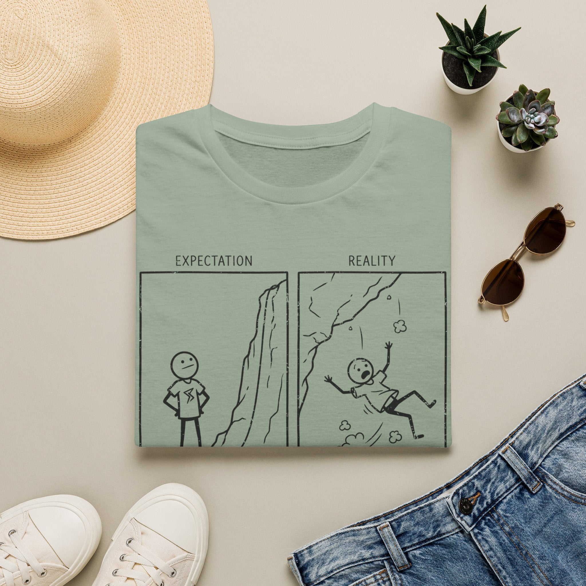 Expectation vs. Reality Climbing T-Shirt