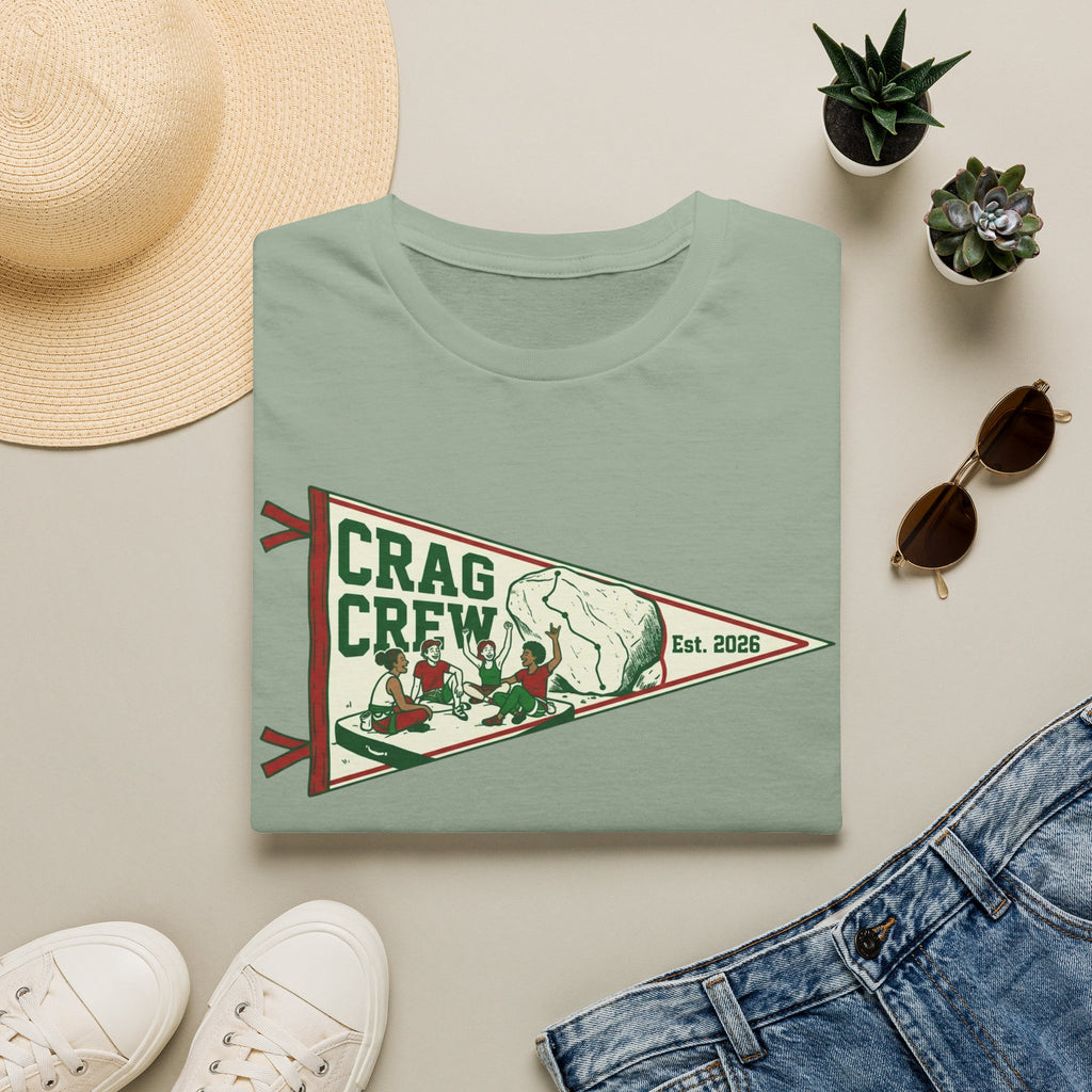 Crag Crew Flag Climbing T-Shirt