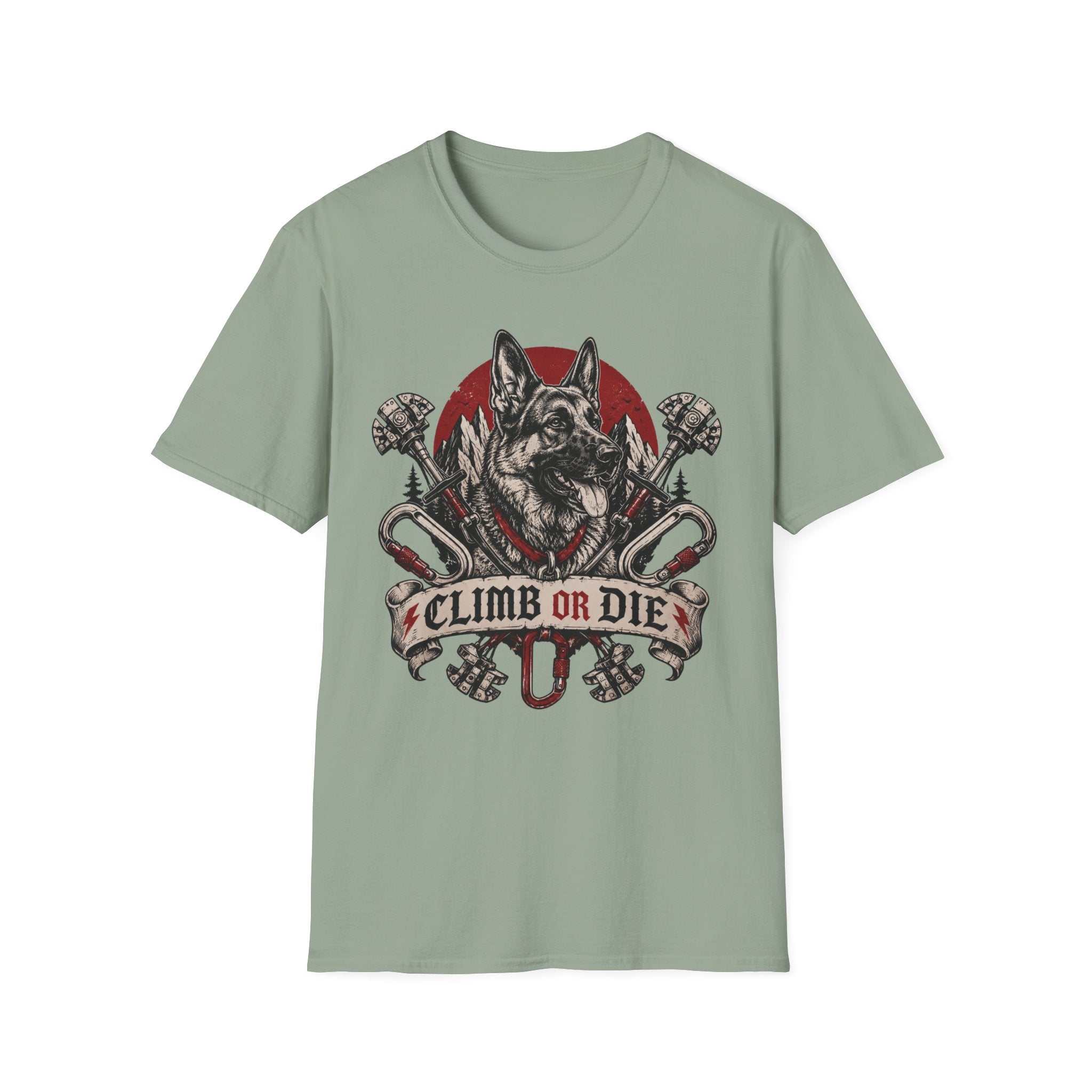 Climb or Die German Shepherd T-Shirt
