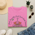 Just Breathe and Don't Look Down Climbing T-Shirt