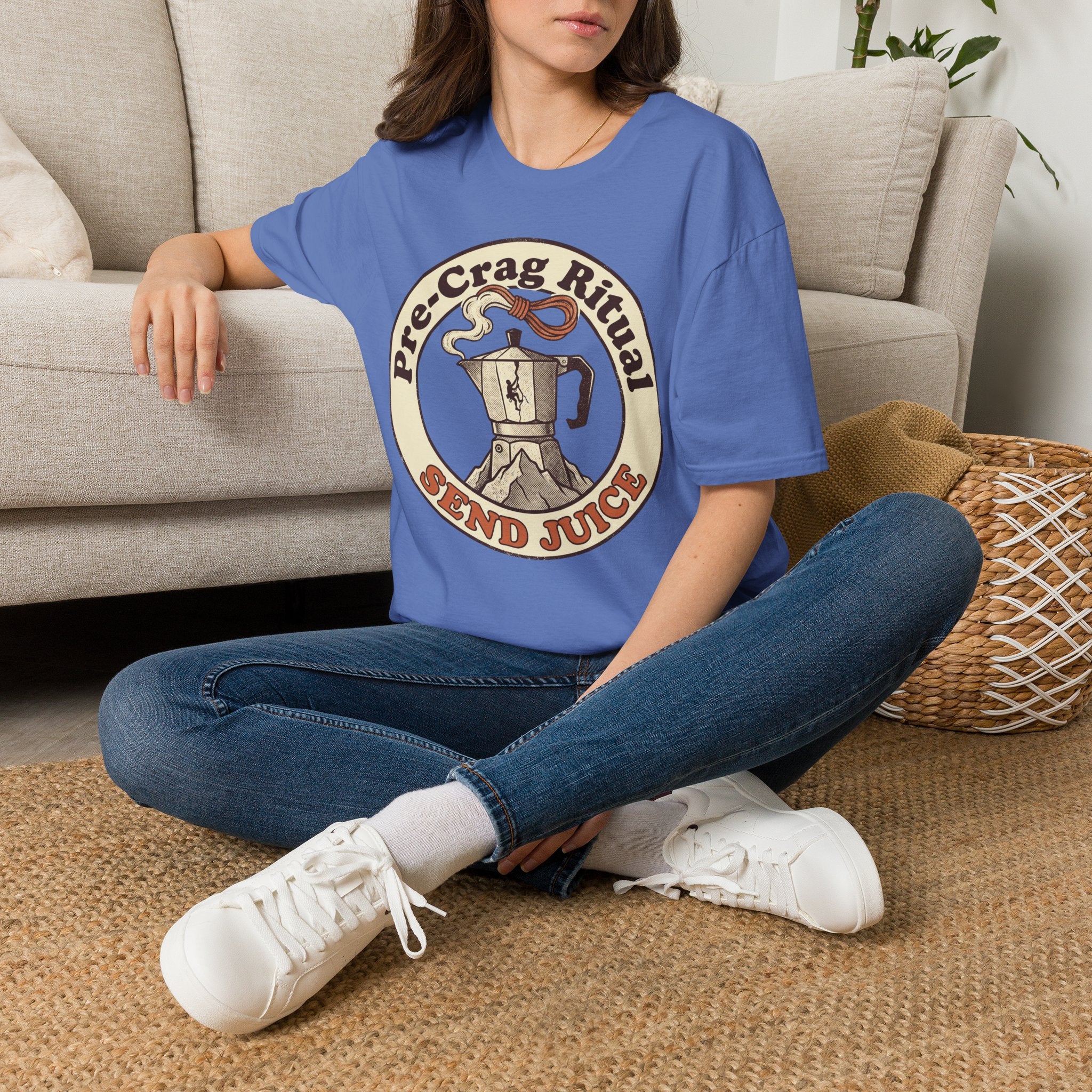 Send Juice Coffee Climbing T-Shirt