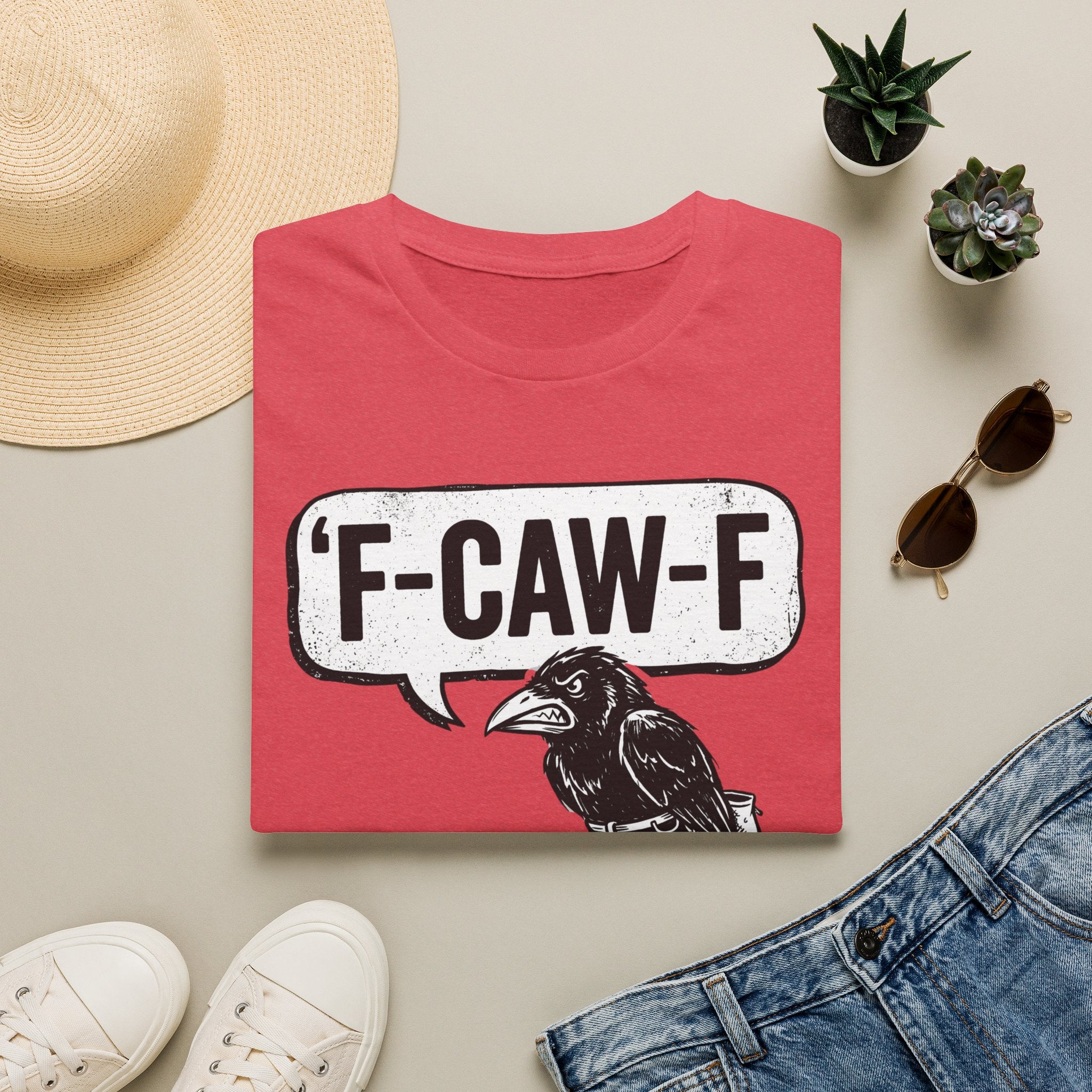 F-CAW-F I'm Climbing Crow T-Shirt