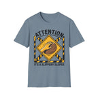 Attention It's a Slippery Sloper Climbing T-Shirt