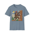 Bigfoot Cartoon Climbing T-Shirt