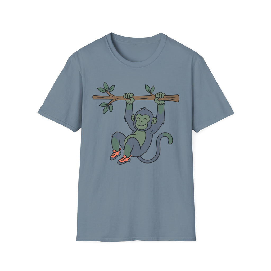 Cute Monkey Climbing T-Shirt