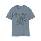 Cute Monkey Climbing T-Shirt