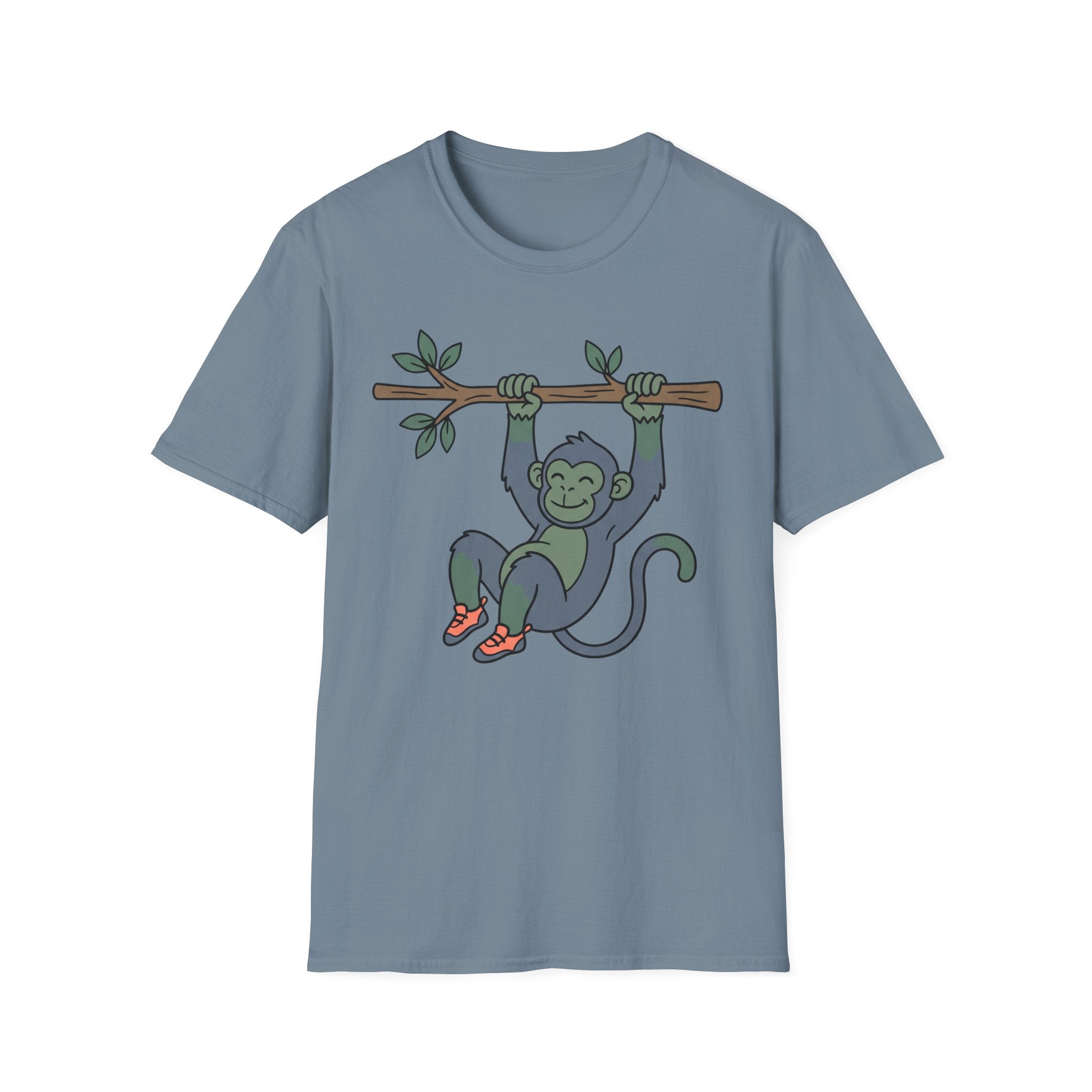 Cute Monkey Climbing T-Shirt