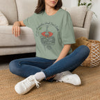 Just Breathe and Don't Look Down Climbing T-Shirt