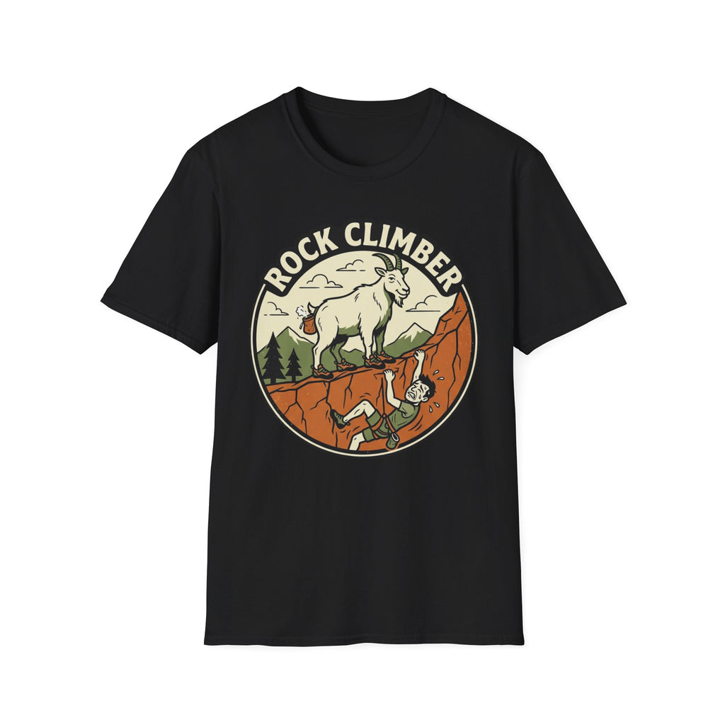 Rock Climber Mountain Goat T-Shirt
