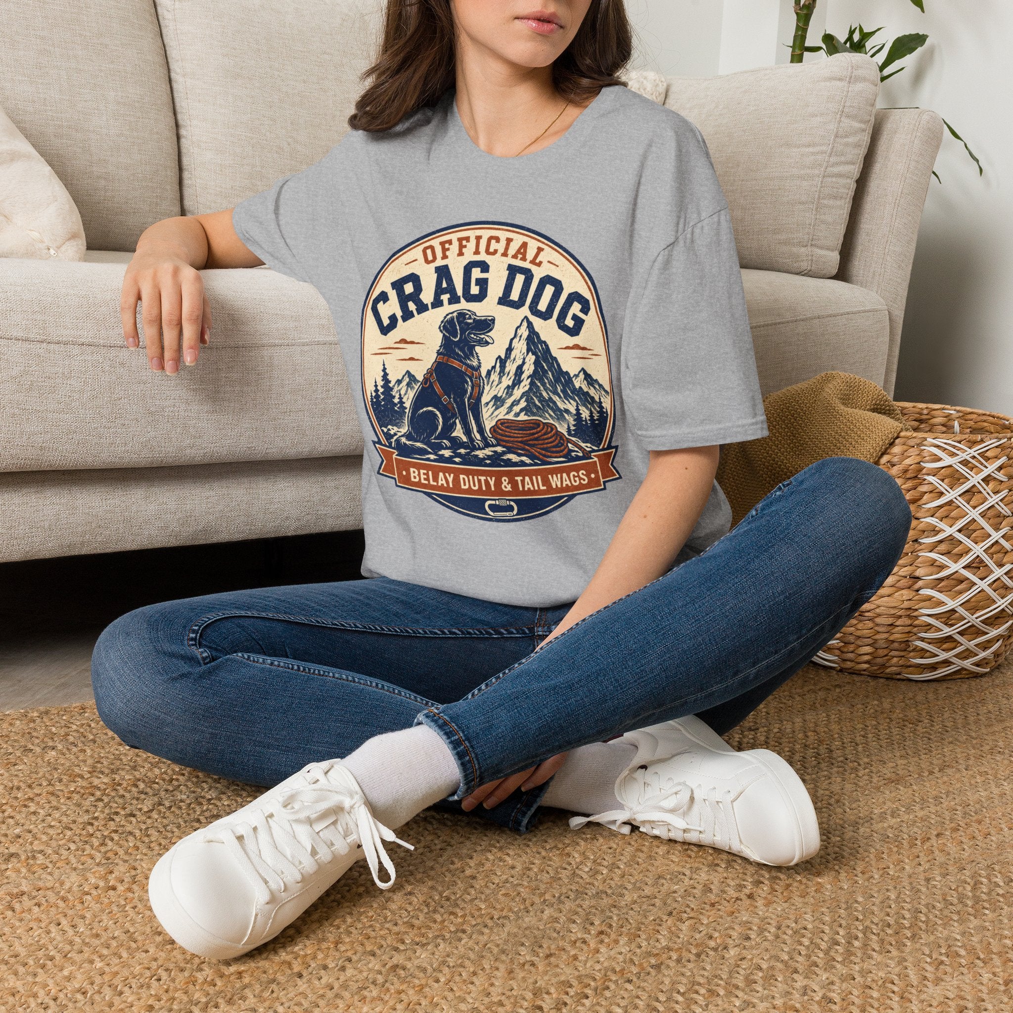 Official Crag Dog Badge T-Shirt