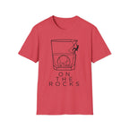 On The Rocks Line Art Climbing T-Shirt