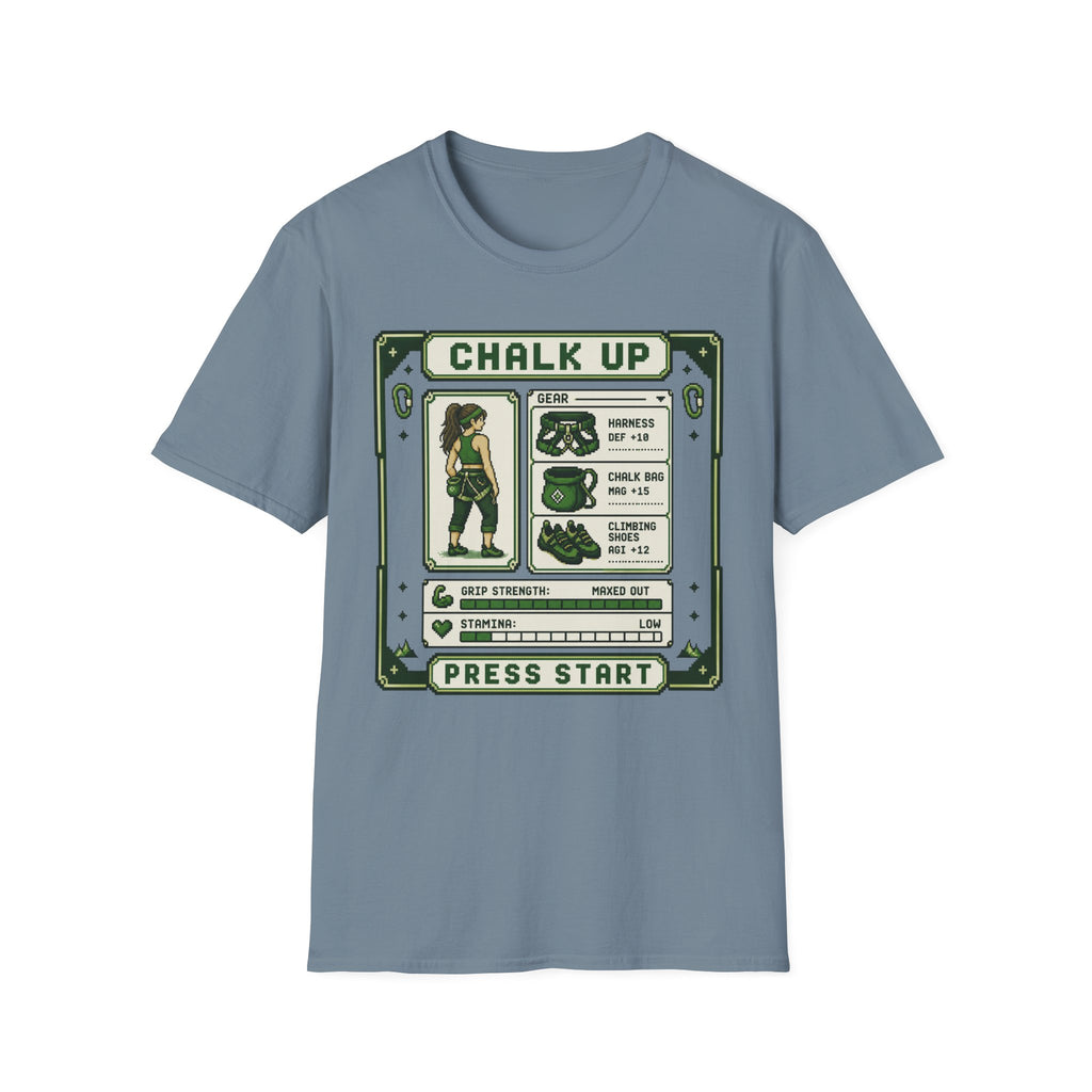 Chalk Up Press Start Long Hair Climber T-Shirt