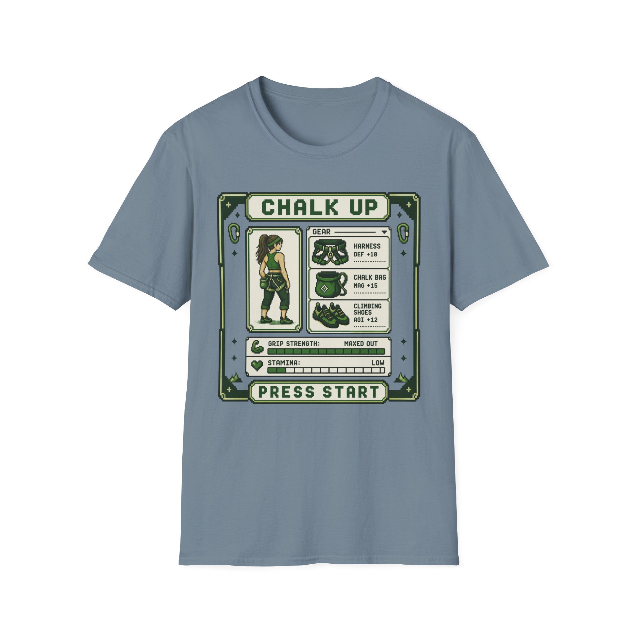 Chalk Up Press Start Long Hair Climber T-Shirt