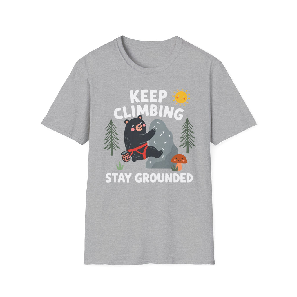 Keep Climbing Stay Grounded Bear T-Shirt