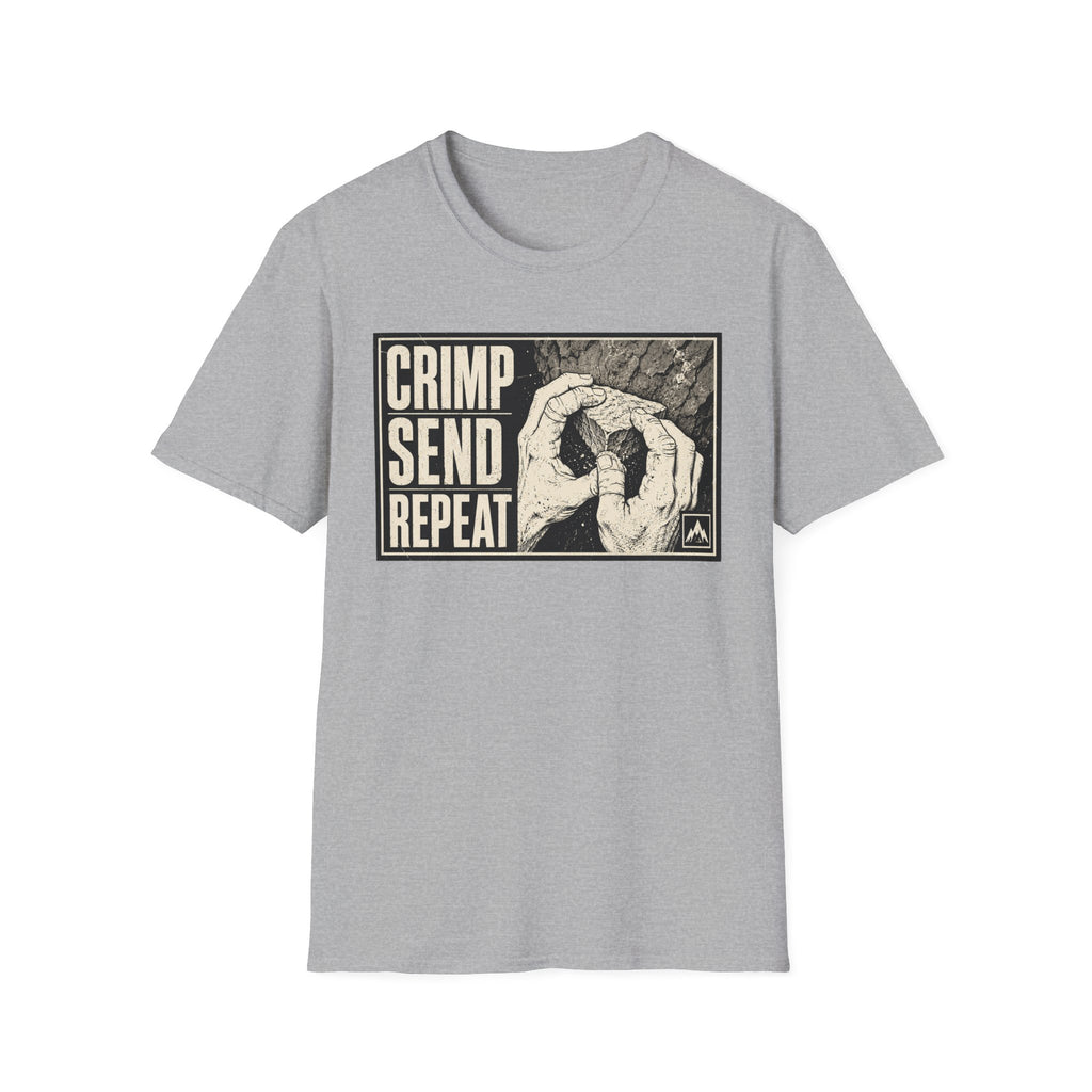 Crimp Send Repeat Climbing T-Shirt