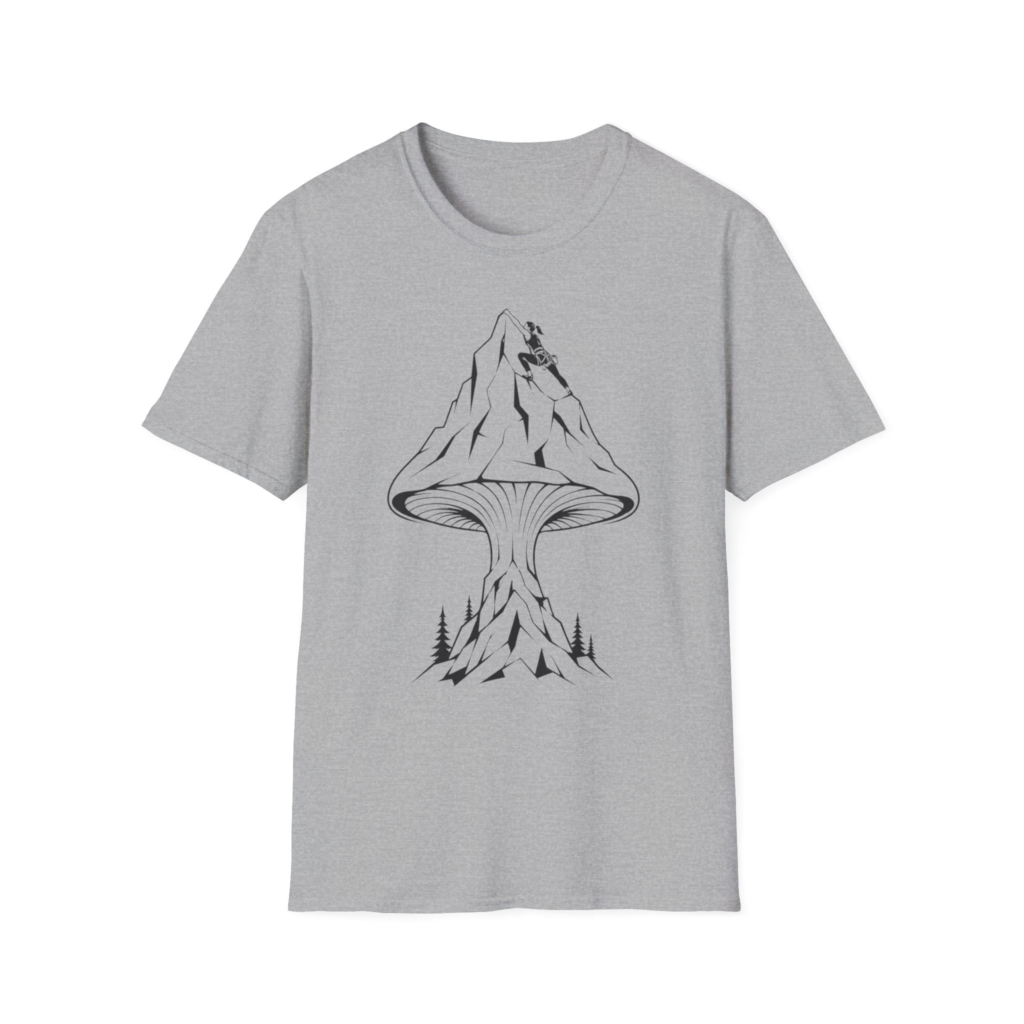 Mushroom Mountain Climbing T-Shirt