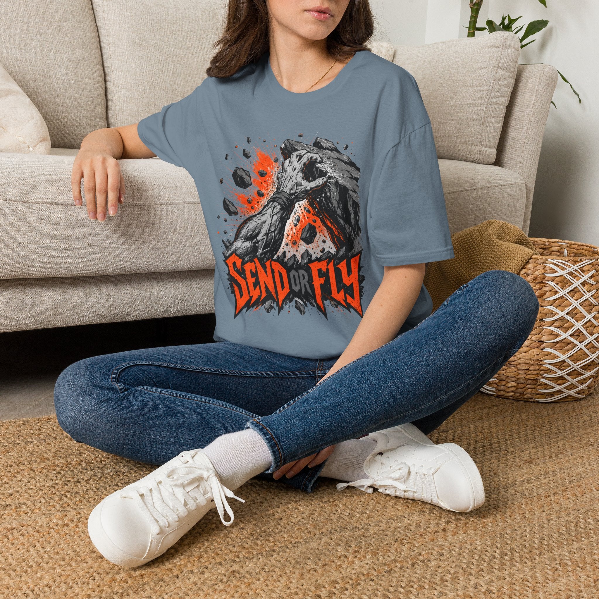 Send or Fly Climbing T-Shirt