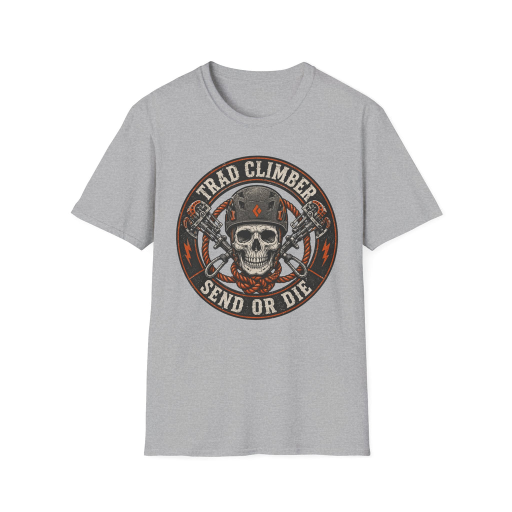 Trad Climber Send or Die Climbing T-Shirt