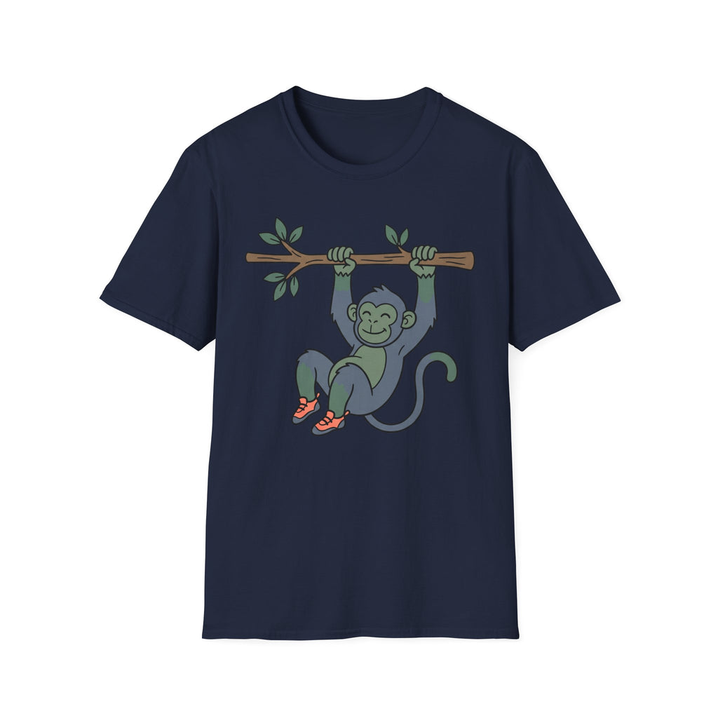 Cute Monkey Climbing T-Shirt