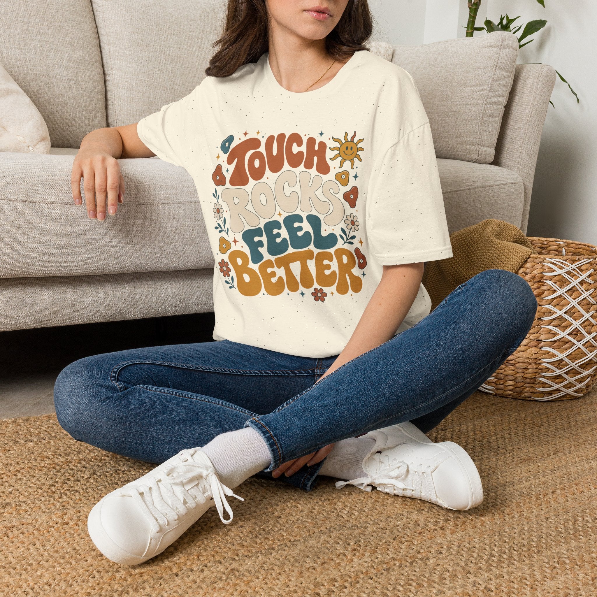 Touch Rocks Feel Better Climbing T-Shirt