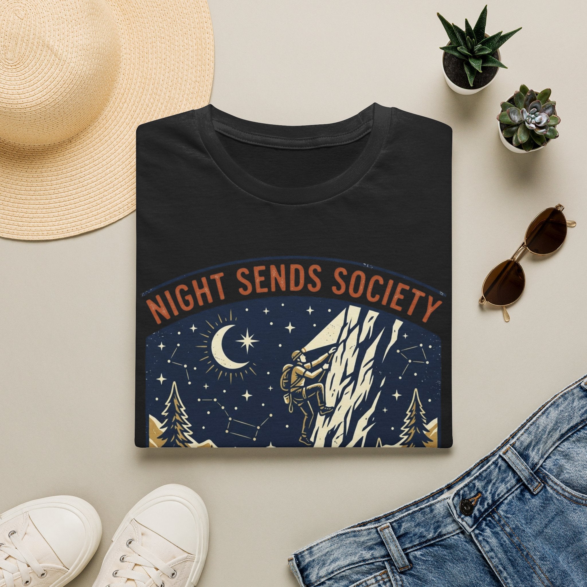 Night Sends Society Climbing T-Shirt