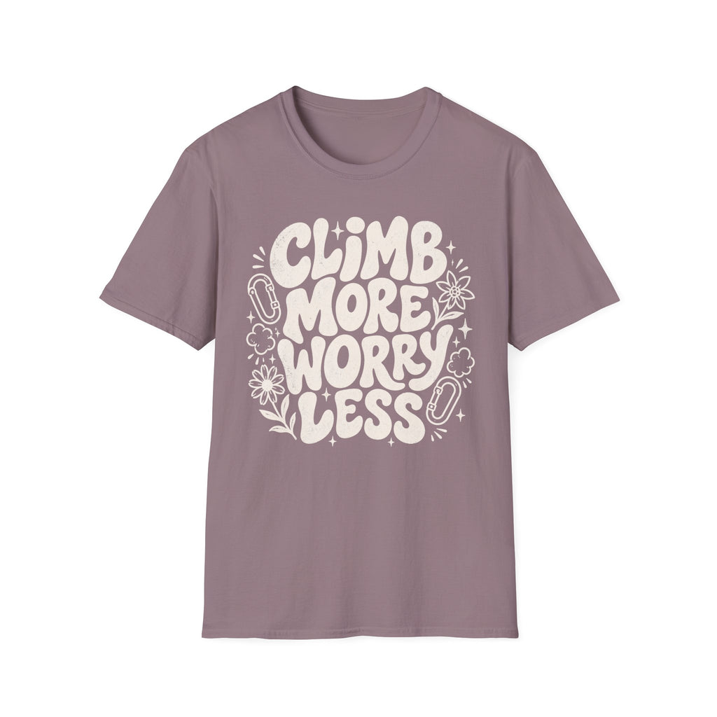 Climb More Worry Less T-Shirt