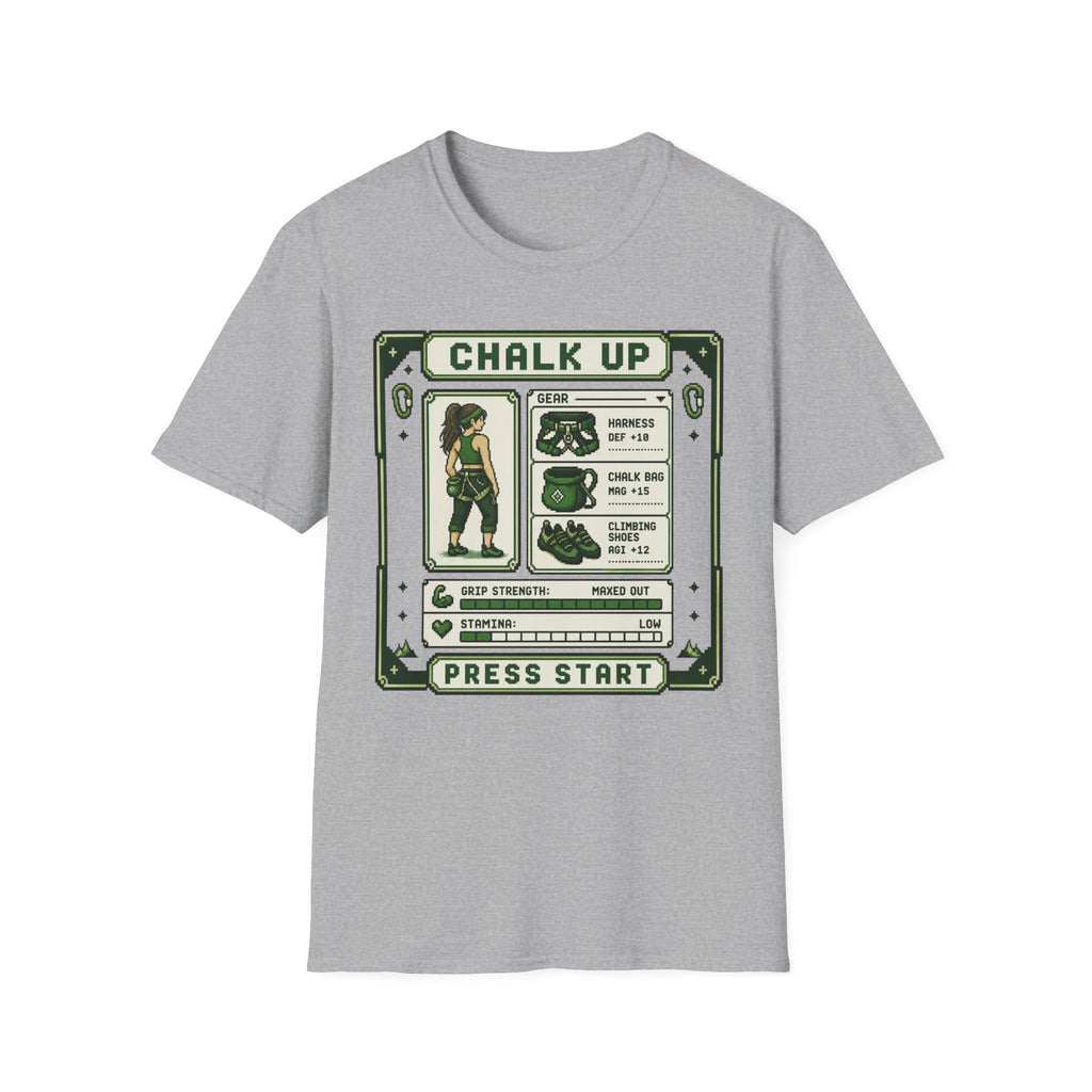 Chalk Up Press Start Long Hair Climber T-Shirt