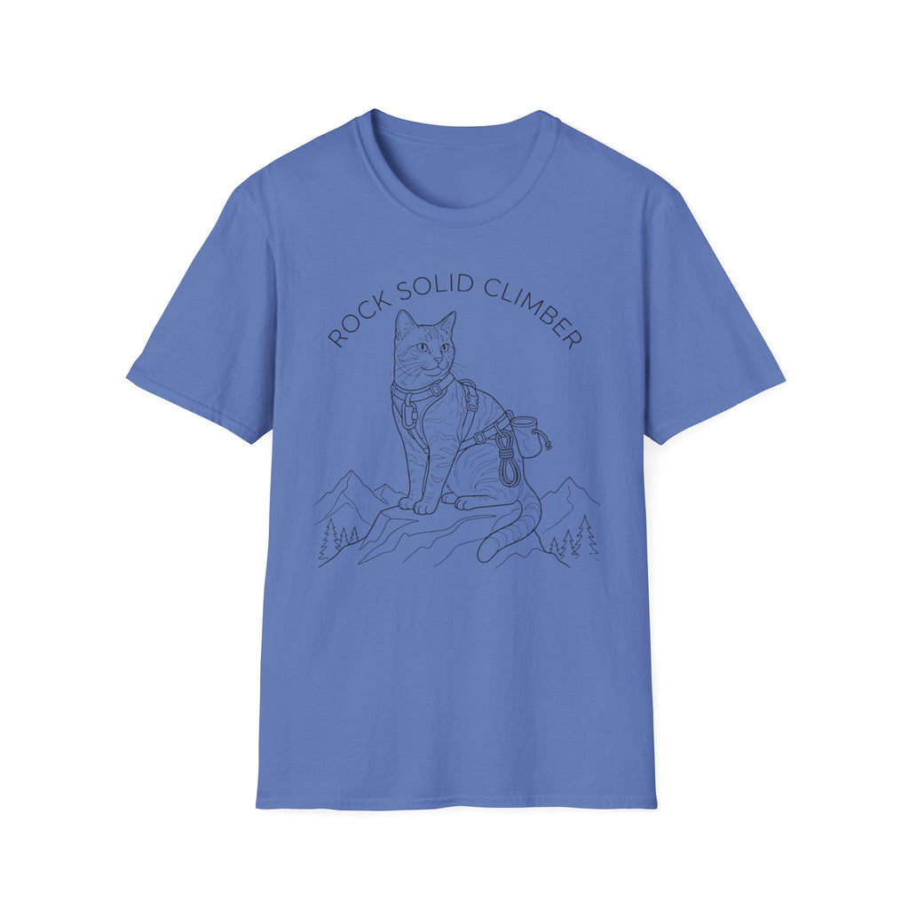 Rock Solid Climber Cat T-Shirt