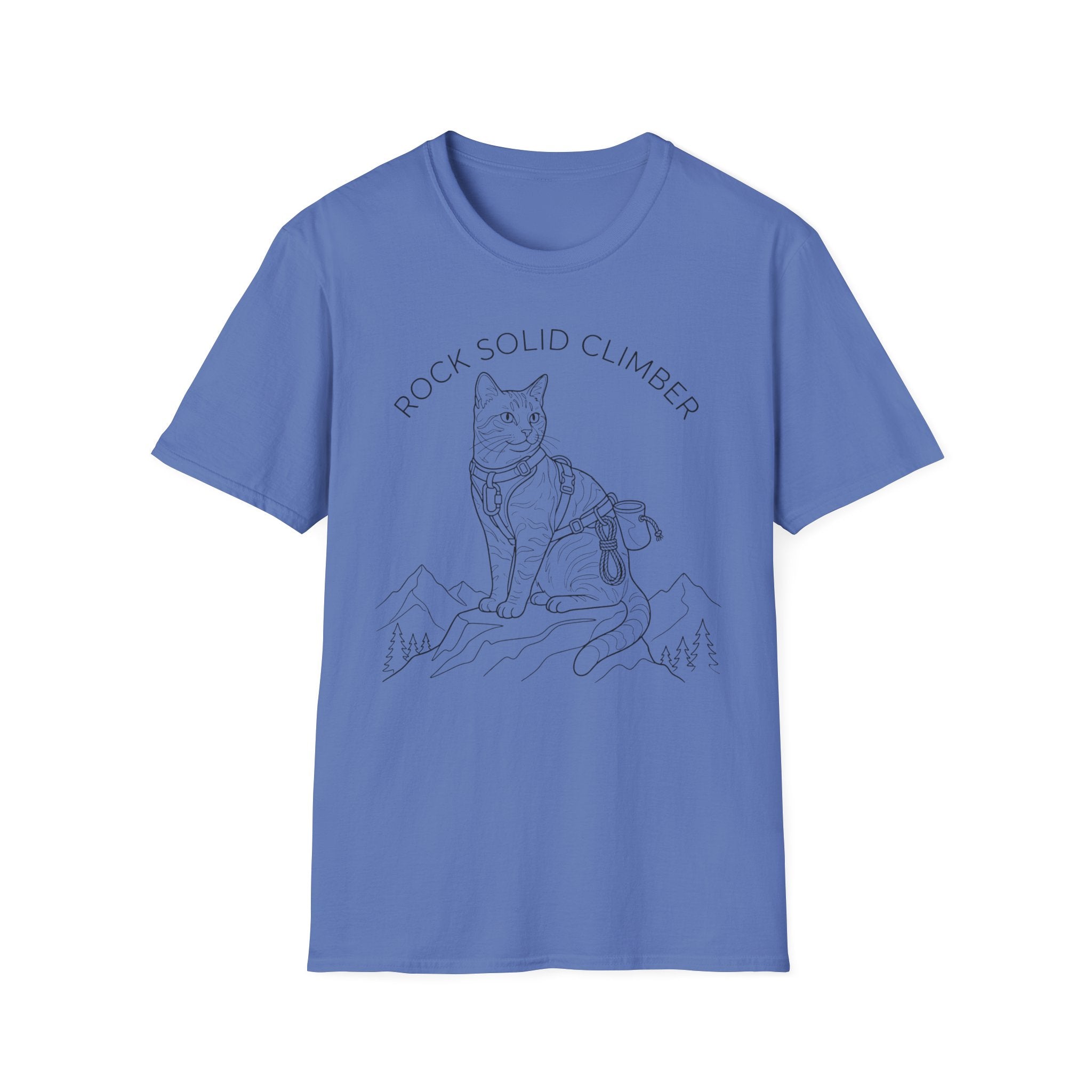 Rock Solid Climber Cat T-Shirt