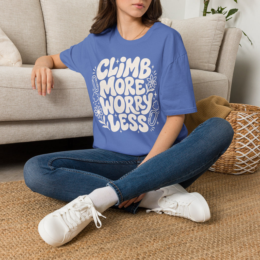 Climb More Worry Less T-Shirt