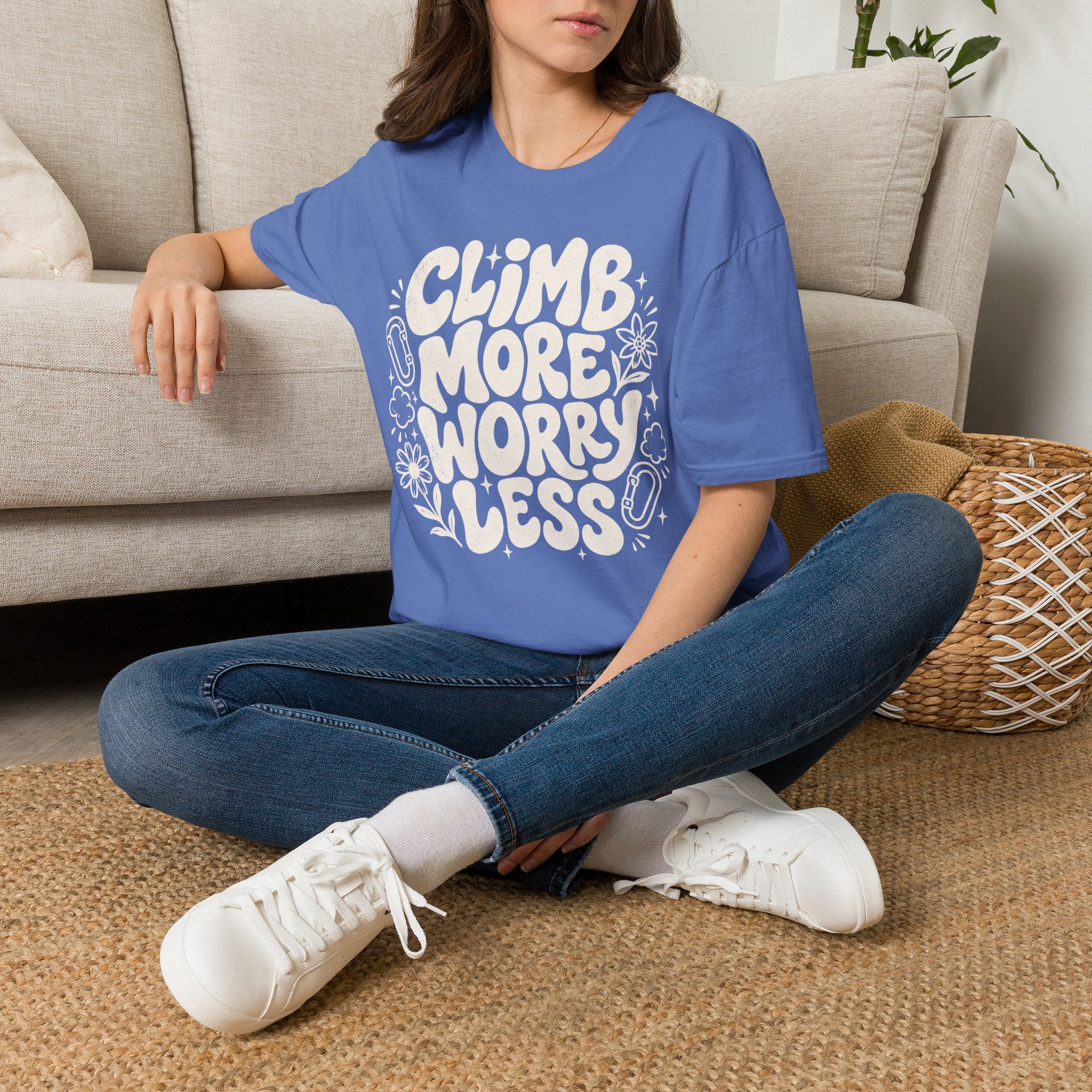Climb More Worry Less T-Shirt