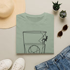 On The Rocks Line Art Climbing T-Shirt