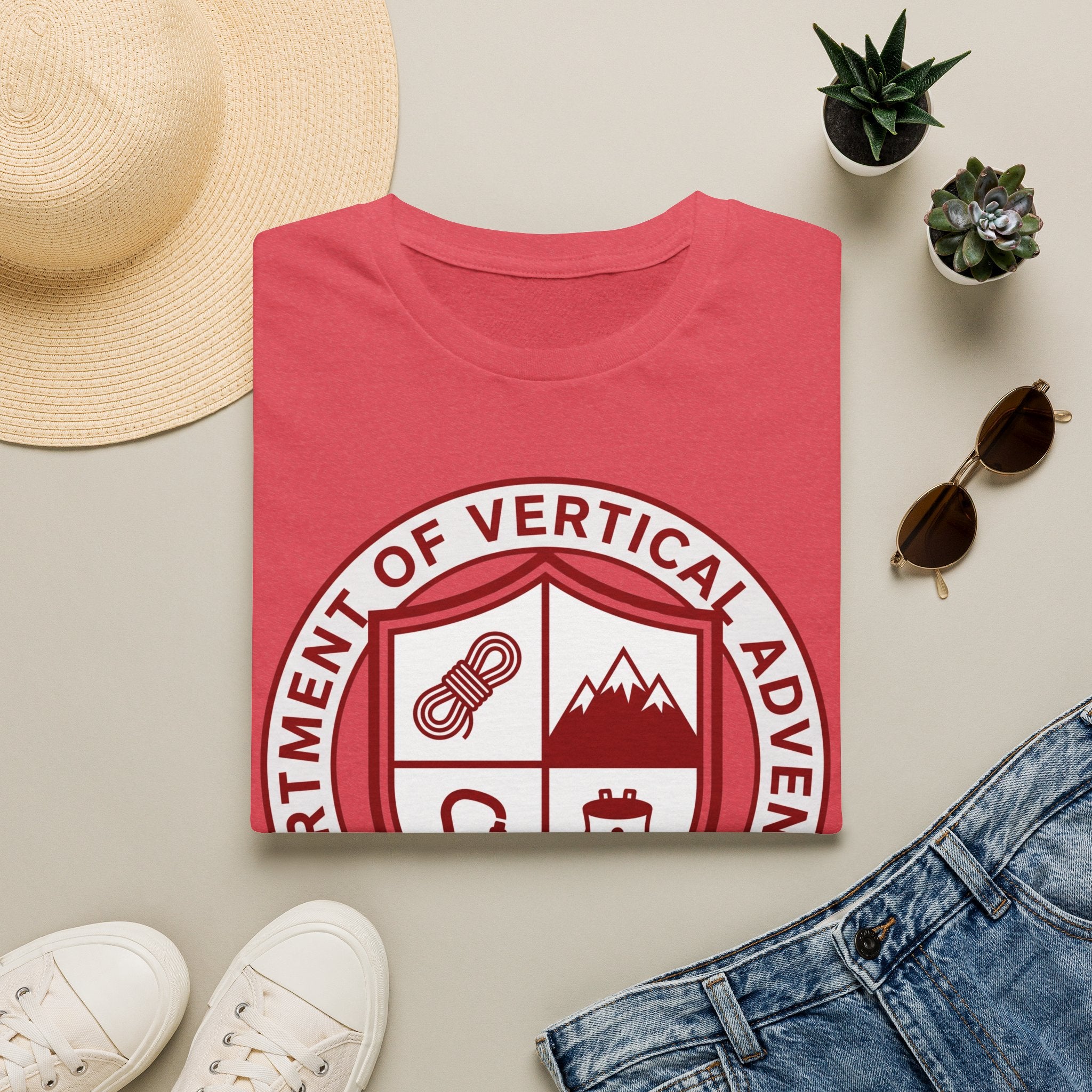 Department of Vertical Adventure Climbing T-Shirt