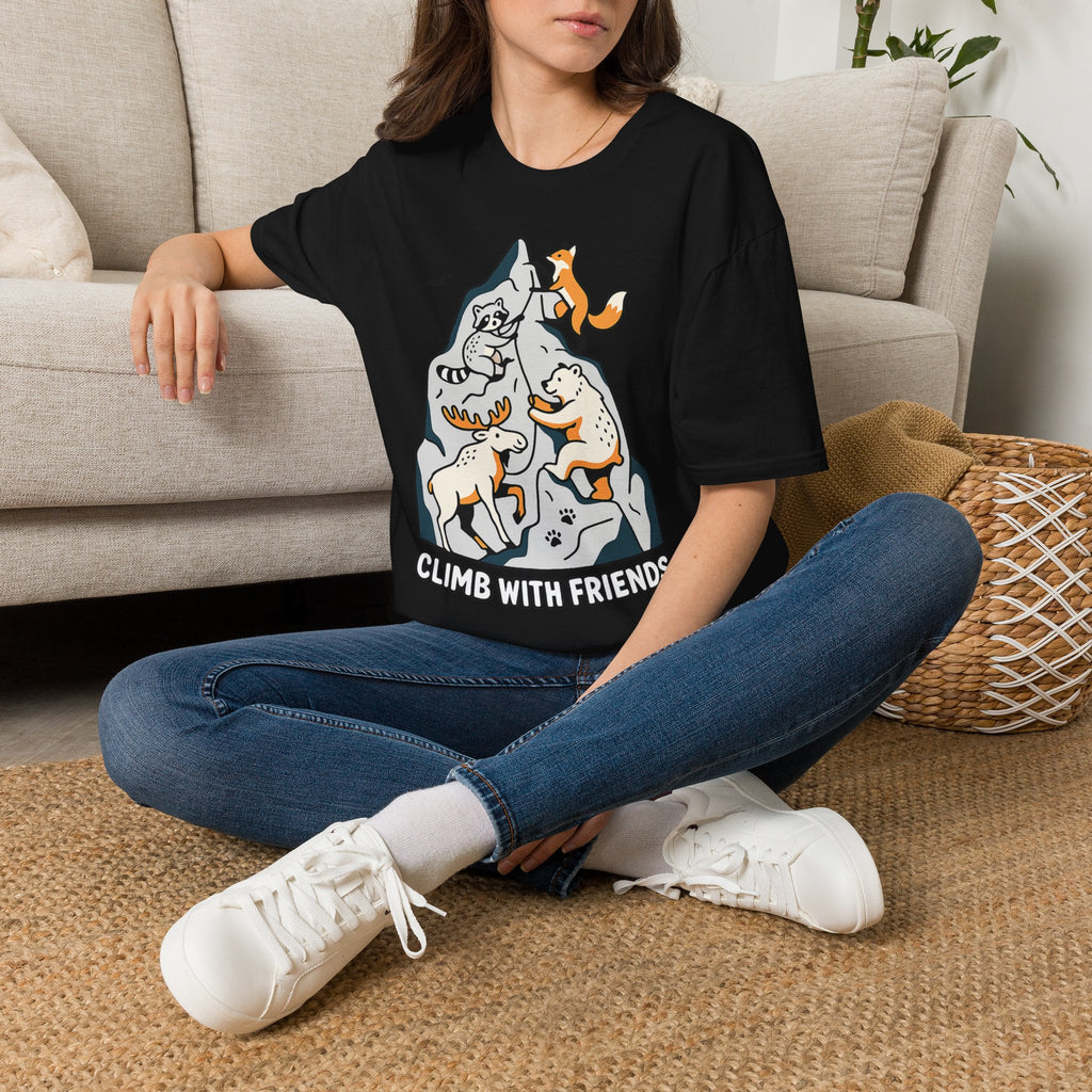 Climb With Friends Animal Climbing T-Shirt