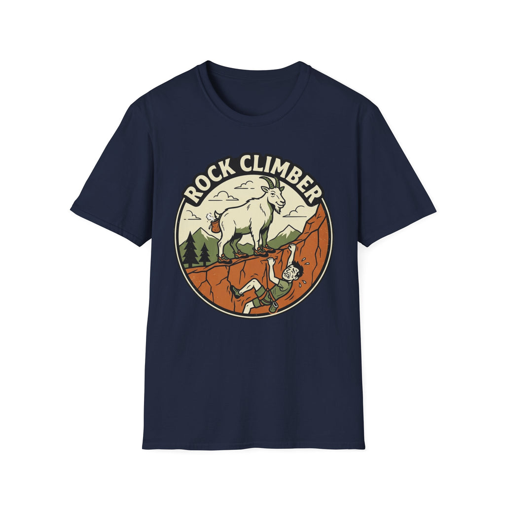Rock Climber Mountain Goat T-Shirt