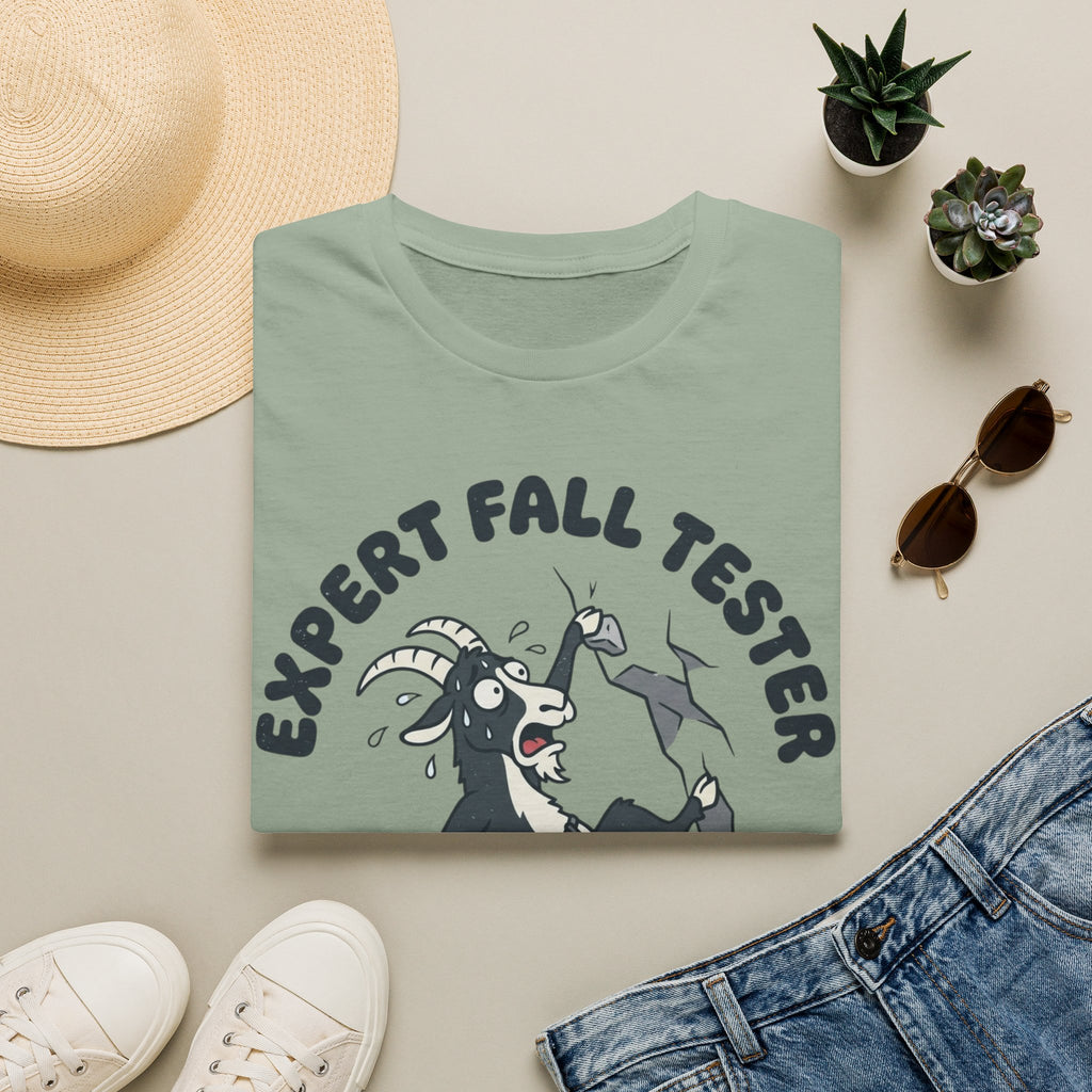 Expert Fall Tester Goat Climbing T-Shirt