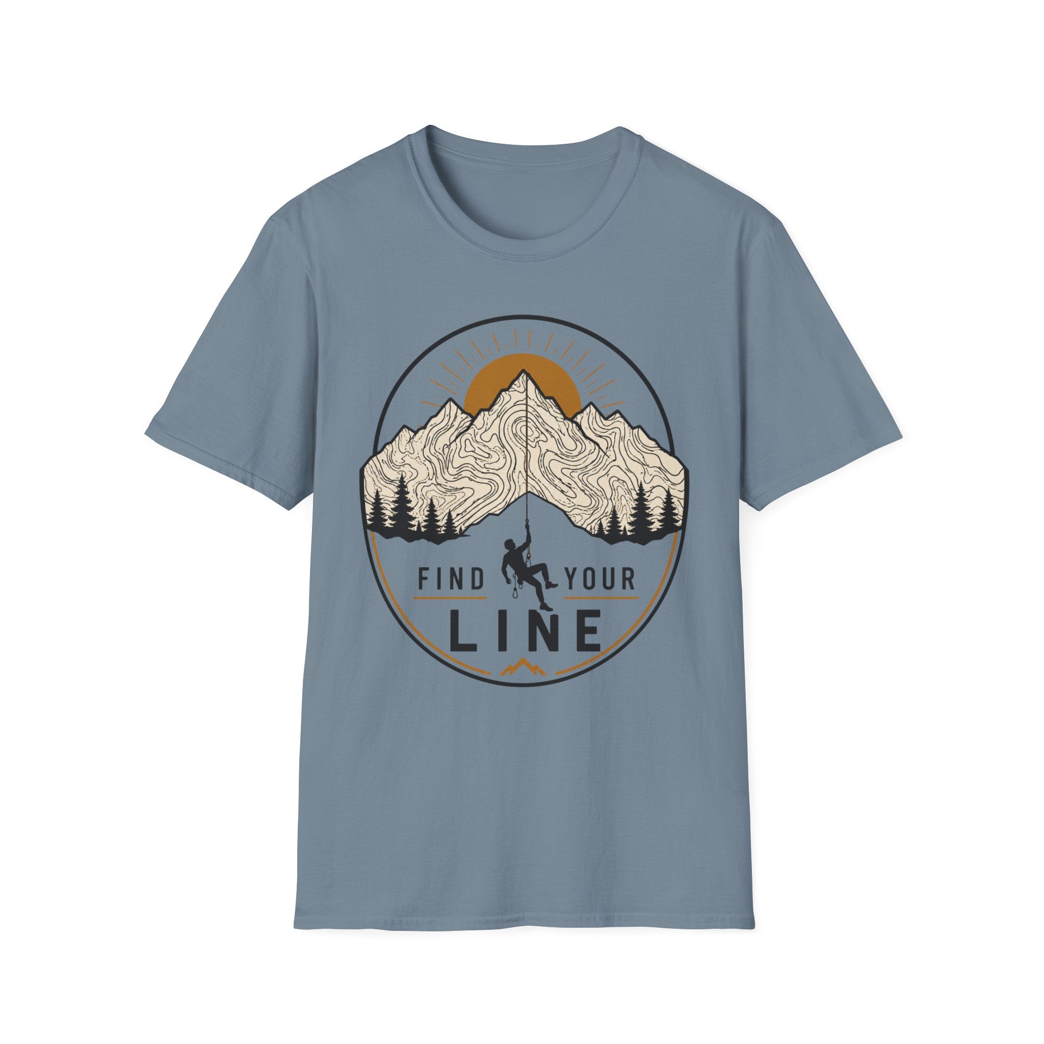 Find Your Line Climbing T-Shirt