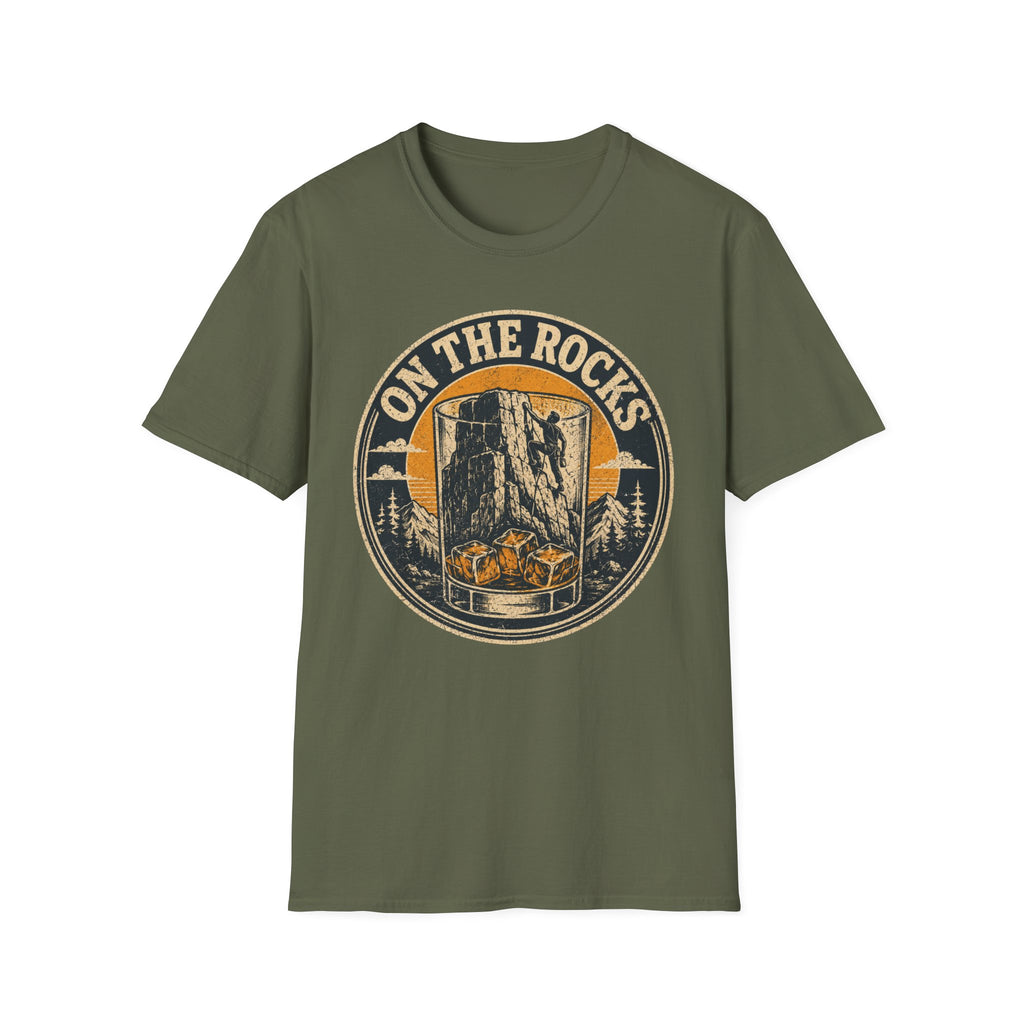 On The Rocks Badge Climbing T-Shirt