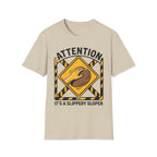 Attention It's a Slippery Sloper Climbing T-Shirt