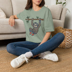 Cute Sloth Climbing T-Shirt