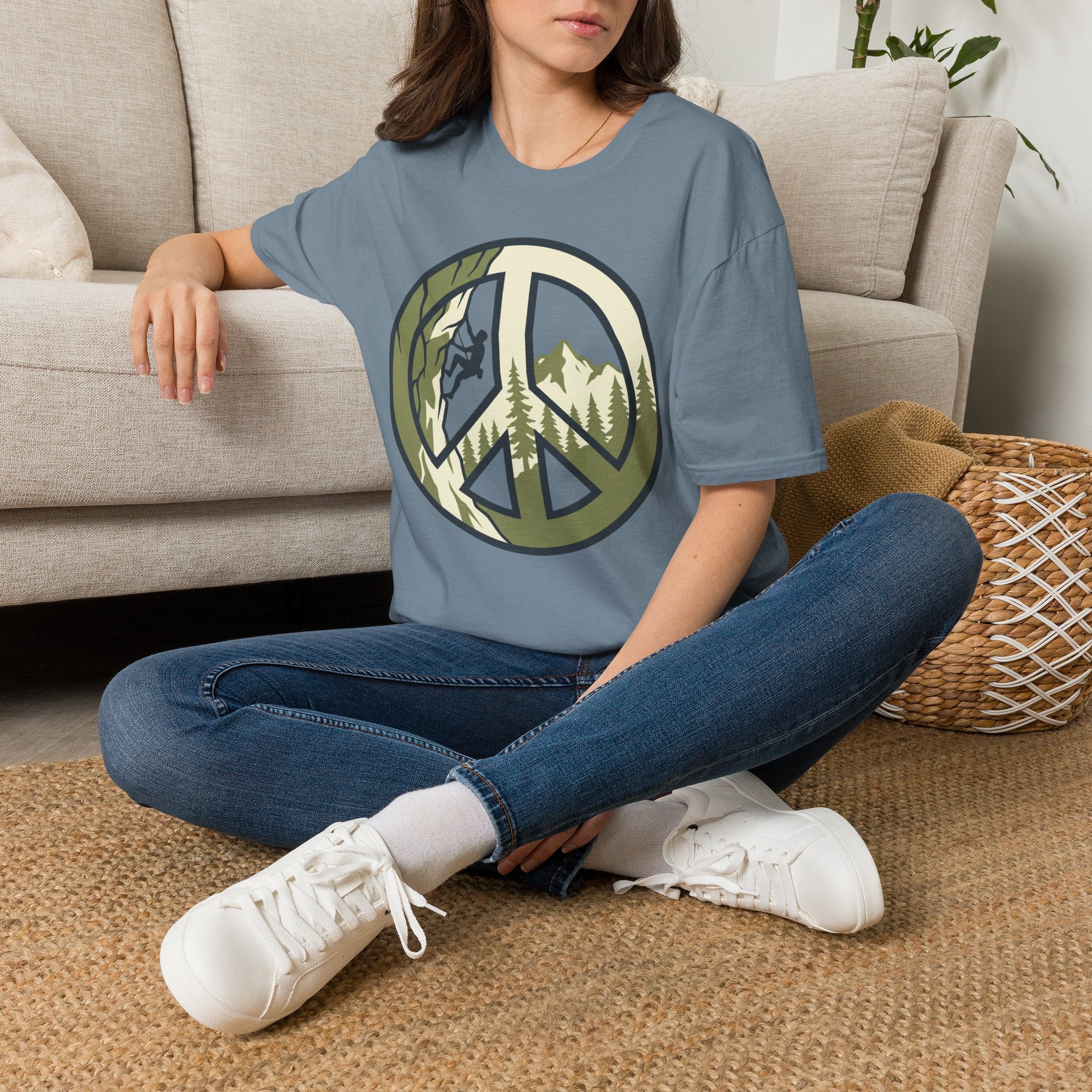 Peace Sign Climbing T-Shirt