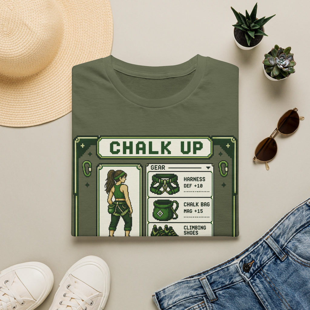 Chalk Up Press Start Long Hair Climber T-Shirt