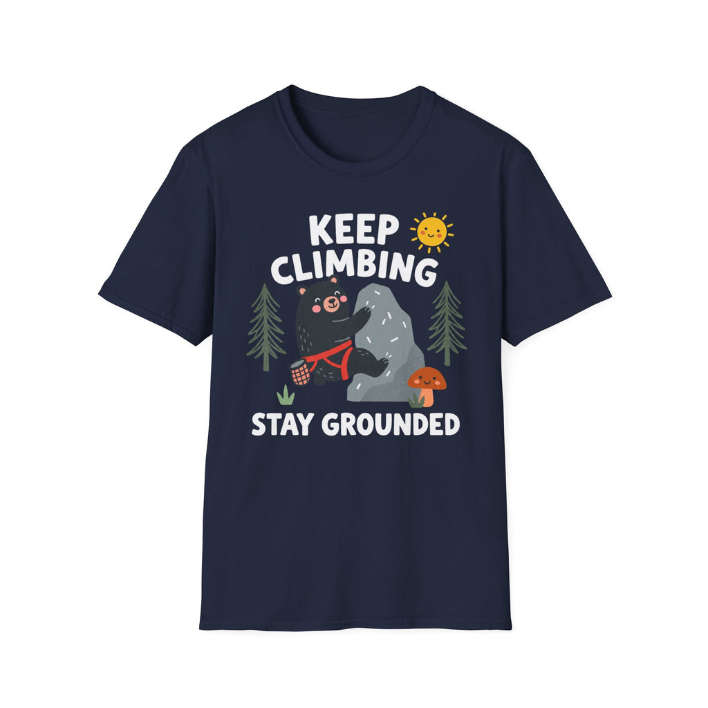 Keep Climbing Stay Grounded Bear T-Shirt