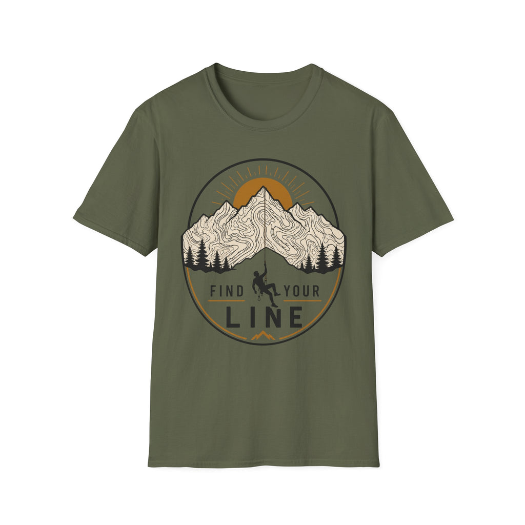 Find Your Line Climbing T-Shirt