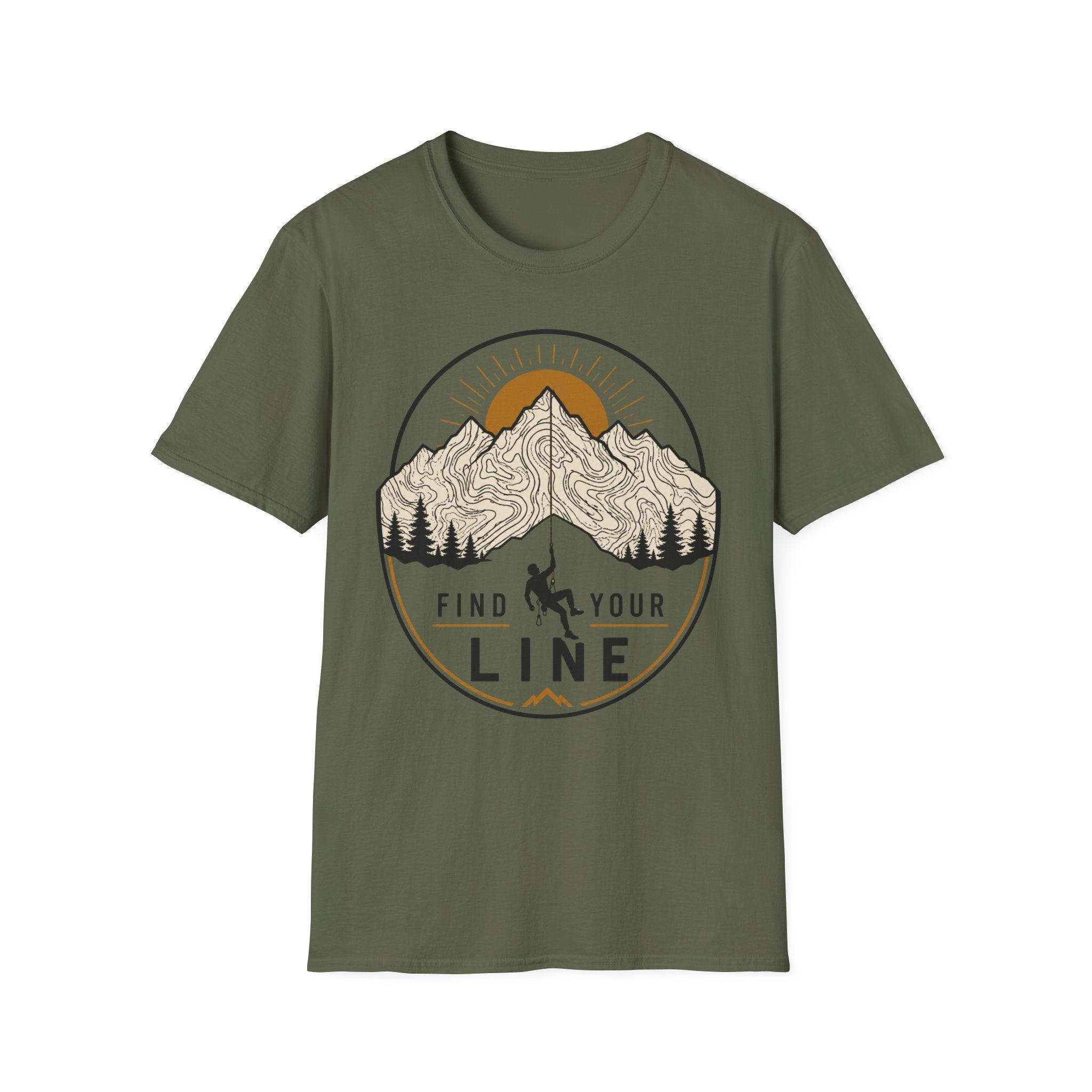 Find Your Line Climbing T-Shirt