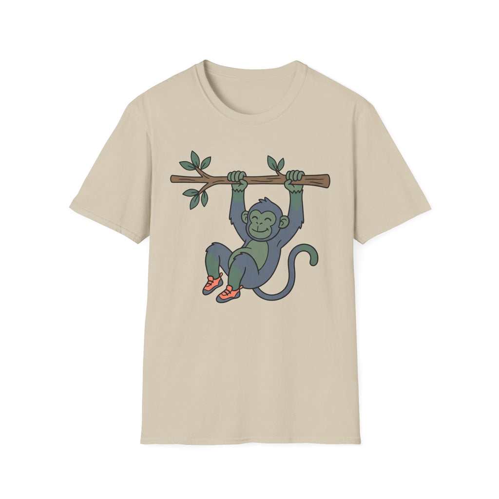 Cute Monkey Climbing T-Shirt