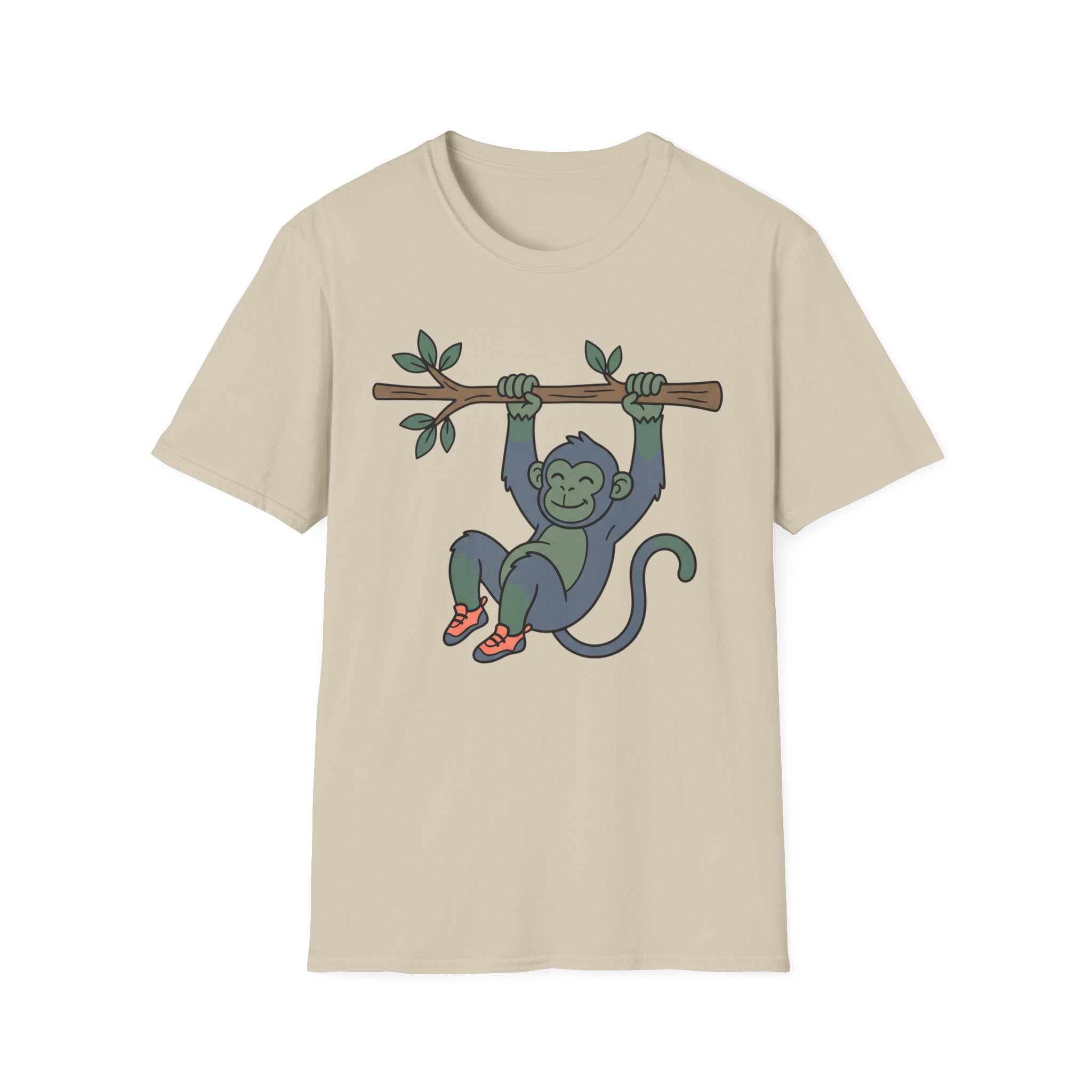 Cute Monkey Climbing T-Shirt