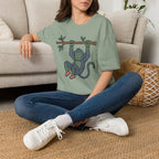 Cute Monkey Climbing T-Shirt
