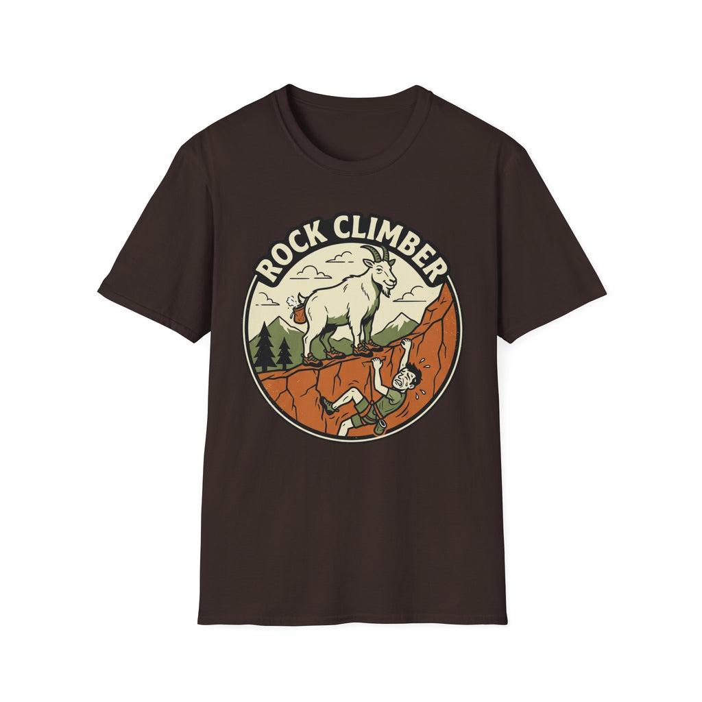 Rock Climber Mountain Goat T-Shirt